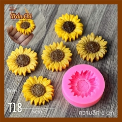 T18 - Khuôn silicone Hoa HƯỚNG DƯƠNG Thái 5.5CM (15/9)