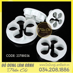 Bộ ấn nhựa - Hoa hồng, mai, đào 4c