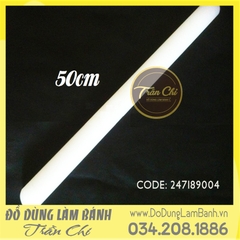 Cây cán nhựa trắng trong - 50cm