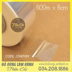 Cuộn viền bánh nilon 600*6cm