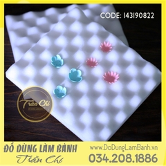 Combo 2 miếng bọt xếp cánh hoa fondant, gum paste