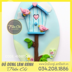 Khuôn silicone Tổ chim trên cành