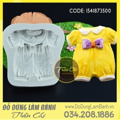 Khuôn silicone Bộ đồ bé gái