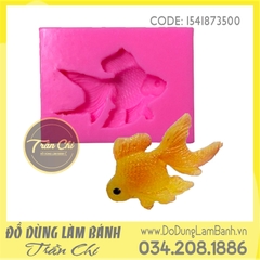Khuôn silicone Cá VÀNG nhỏ chữ nhật