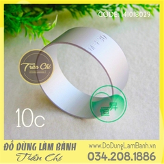 DTR10 - Khuôn ấn bánh dứa - Hình TRÒN - Lốc 10 cái (11/10)