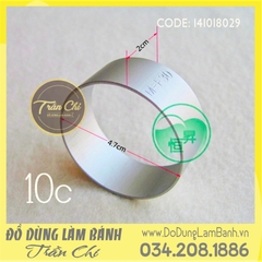DTR10 - Khuôn ấn bánh dứa - Hình TRÒN - Lốc 10 cái (11/10)
