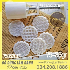 Khuôn TTLX 75-85gr - 06 mặt tròn Hoa văn NHẬT (758520.01)