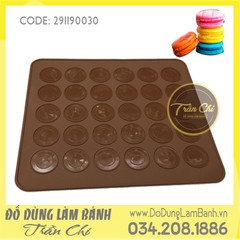 Tấm nướng silicone MACARON 30 ô