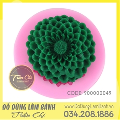 Khuôn silicone Thược dược tròn nhỏ 1c