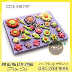 Khuôn silicone Hoa dại nhỏ đủ loại