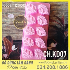 KD07 - Khuôn nhựa CH - KD07 - CHIẾC LÁ lớn 10c (14/4)