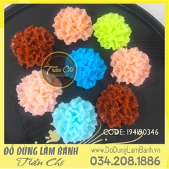 SF0955 - Khuôn silicone hoa Cẩm Chướng Kép 3c (13/12)