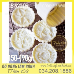 Khuôn TTLX 150-190gr - 04 mặt tròn (Đôi cá THỎI VÀNG, Chim, Cẩm Chướng, Chùm hoa Sakura) (151920.05)