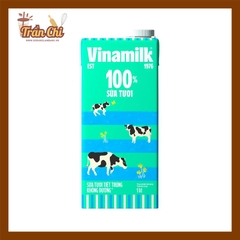 Sữa tươi tiệt trùng VINAMILK 100% KHÔNG ĐƯỜNG - 1L (29/6)