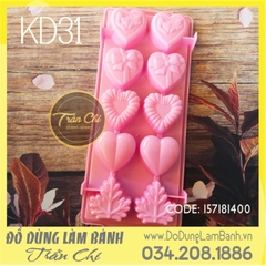Khuôn nhựa VT - KD31 - Tim lá 10c