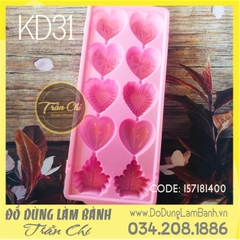 Khuôn nhựa VT - KD31 - Tim lá 10c