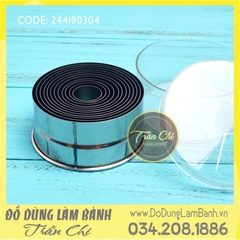 Bộ làm bánh hình TRÒN INOX - 12c