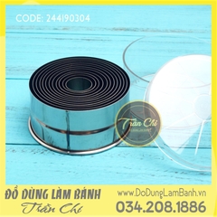 Bộ làm bánh hình TRÒN INOX - 12c