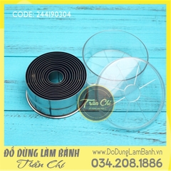 Bộ làm bánh hình TRÒN INOX - 12c