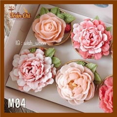 M04 - Khuôn silicone Mẫu Đơn ĐẠI ĐÓA (8/12)
