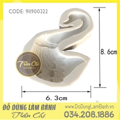Set 02 khuôn silicone Flamingo nằm - Xám