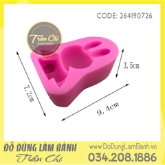 Khuôn silicone Thỏ ngồi