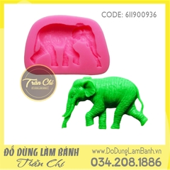 Khuôn silicone Con voi