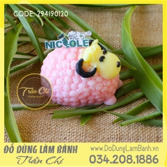 Khuôn silicone Cừu lông xoăn lớn