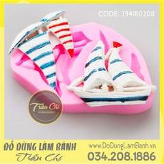 Khuôn silicone Thuyền buồm 2c
