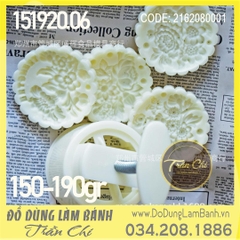Khuôn TTLX 150-190gr - 04 mặt TRÒN (TRUNG THU cành hoa 4c) (151920.06)