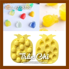 VN1850 - Khuôn silicone vỉ Trái KHÓM 12c (20/11)