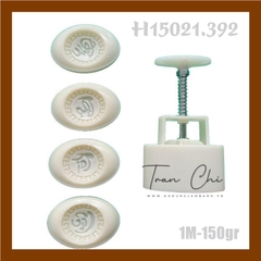 LX1560 - Khuôn TTLX 150gr - 04 mặt hình Thỏi Vàng PHÚC, LỘC, THỌ, TÀI (17/9)