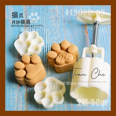 H5020.05 - Khuôn TTLX 50gr - 02 mặt BÀN CHÂN Gấu (21/5)