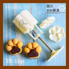 H5020.05 - Khuôn TTLX 50gr - 02 mặt BÀN CHÂN Gấu (21/5)