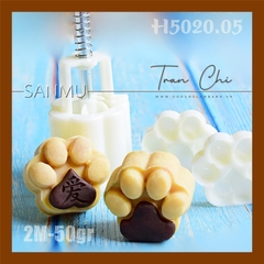 H5020.05 - Khuôn TTLX 50gr - 02 mặt BÀN CHÂN Gấu (21/5)