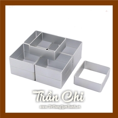 DVU10 - Khuôn ấn bánh dứa - Hình VUÔNG - Lốc 10 cái (11/10)