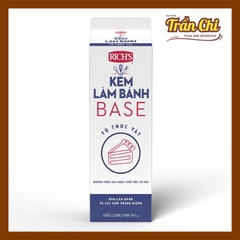 Kem Base Rich làm bánh Topping Base hộp 907gr