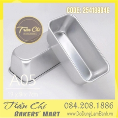 LA05 - Khuôn LOAF nhôm đúc chữ nhật Bánh Mì - A05 (19x9x7cm) (4/6)