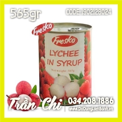 Vải ngâm đóng lon FRESKO VN - Lon 565GR (28/2)