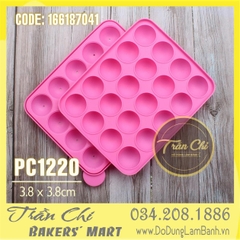 Khuôn silicone Bộ POPCAKE TRÒN 20c (PC1220)