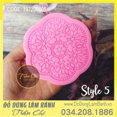 Khuôn silicone lace Hình HOA - Style 5