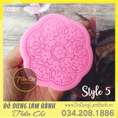Khuôn silicone lace Hình HOA - Style 5