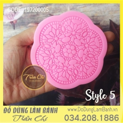 Khuôn silicone lace Hình HOA - Style 5