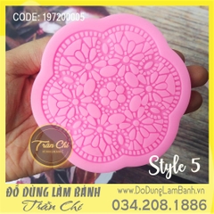 Khuôn silicone lace Hình HOA - Style 5