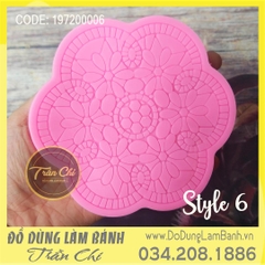 Khuôn silicone lace Hình HOA - Style 6