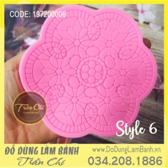 Khuôn silicone lace Hình HOA - Style 6