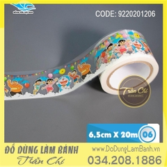 Dây quấn thành Ropper DT - Mẫu 06 Doreamon - 6.5cm x 20m