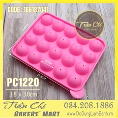 Khuôn silicone Bộ POPCAKE TRÒN 20c (PC1220)