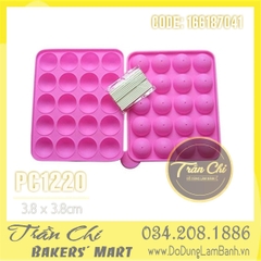 Khuôn silicone Bộ POPCAKE TRÒN 20c (PC1220)