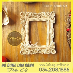 Khuôn silicone Khung Vintage chữ nhật lớn